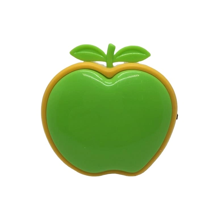 OEM W088 switch plug in creative fruits apple with leaf led night light For Children Baby Bedroom room usage 1