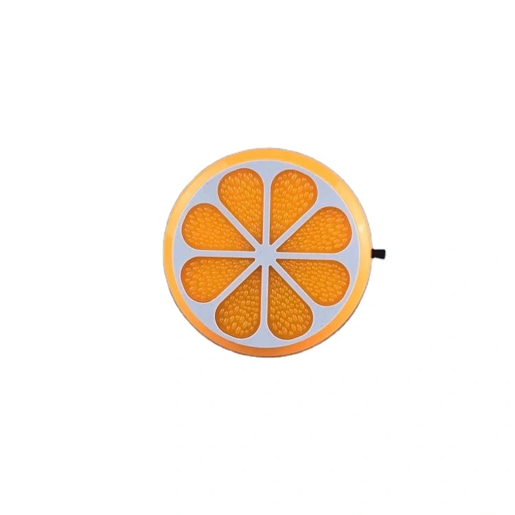GL-W083 4SMD US EU mini switch plug in Fruits orange Shape night light For Baby Bedroom wall decoration 1