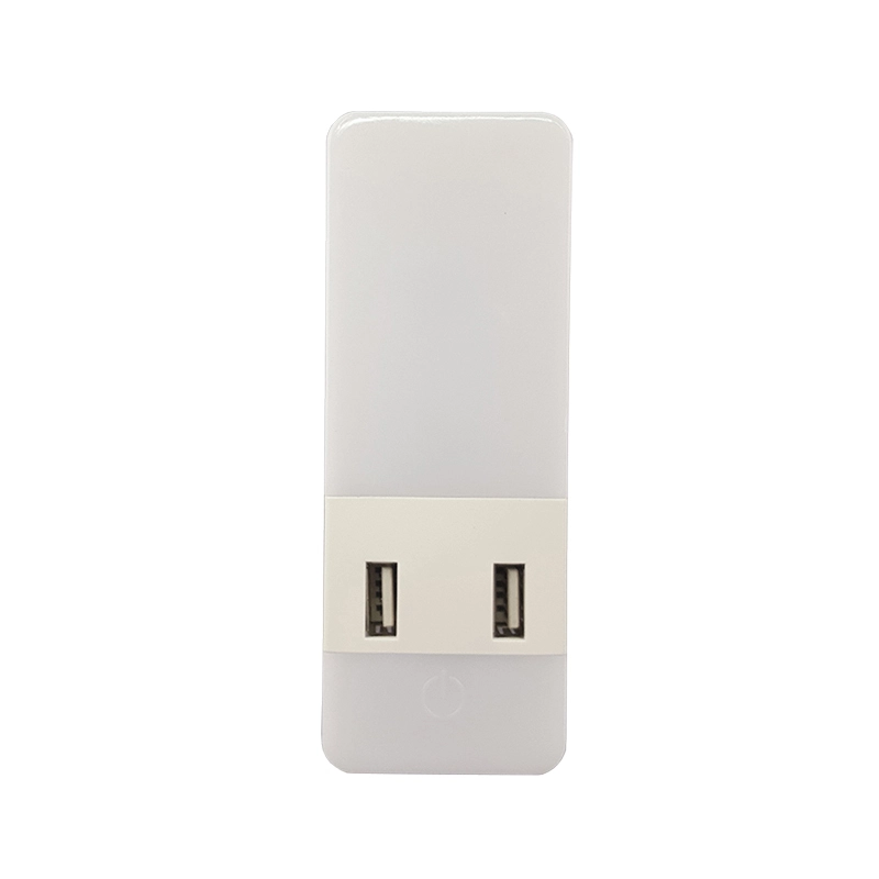 5V 2A Output Travel Dimmer inductio LED Night Light dual USB Wall Plate for Fast Charger 1