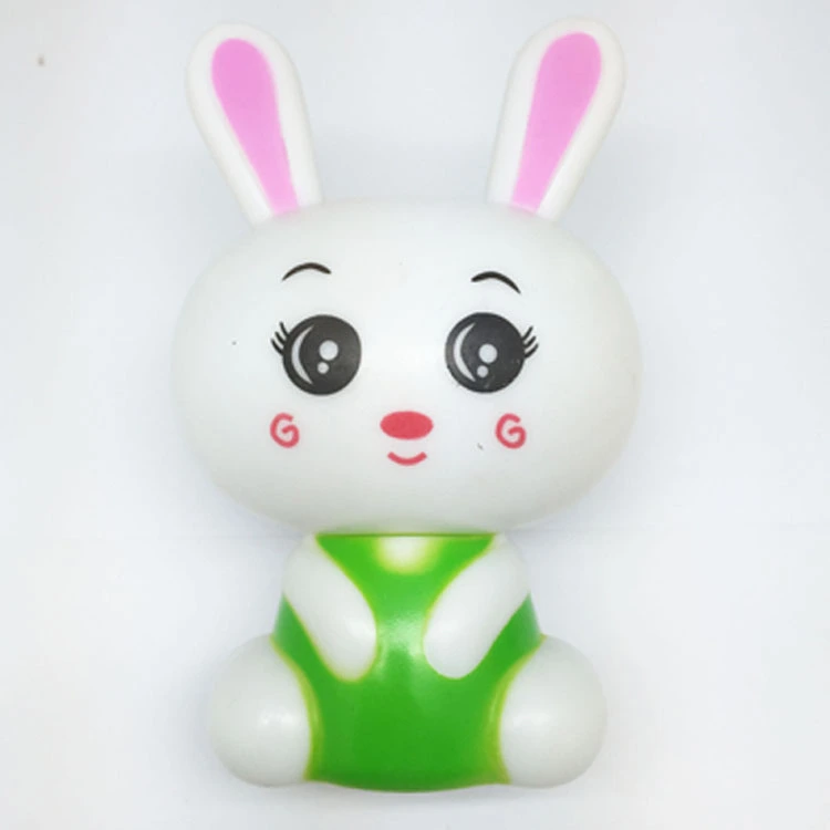 W021 White cute rabbit shape LED SMD mini switch plug in night light with 0.6W and 110V or 220V 1