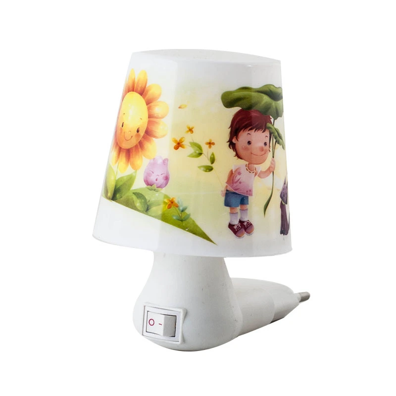 OEM mini table lamp W017 shape LED SMD switch plug in night light with 0.6W and 110V or 220V 1