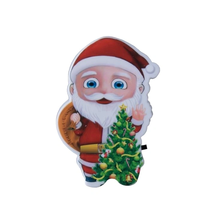 OEM W086 US mini switch plug in xmas christmas trees Santa Claus led night light For Baby Bedroom 1