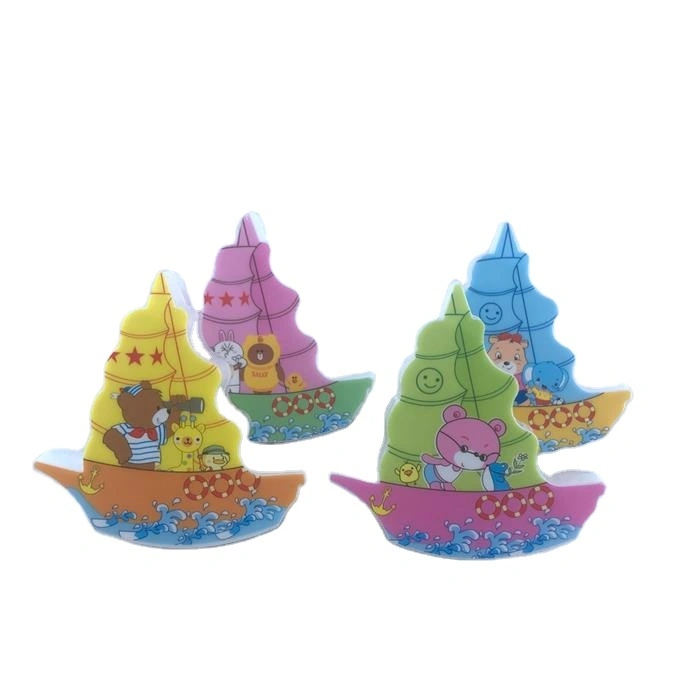W073 OEM Cartoon mini switch plug in sailboat LED night light For kids Baby Bedroom with 0.6W AC 110V 220V 1