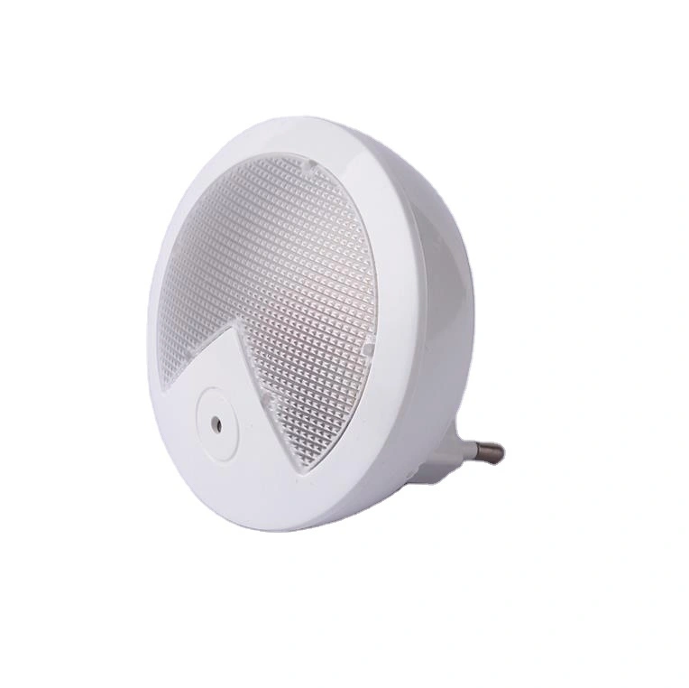 OEM W057 Creative Round shape 4 SMD mini sensor plug in LED night light for baby bedroom 1