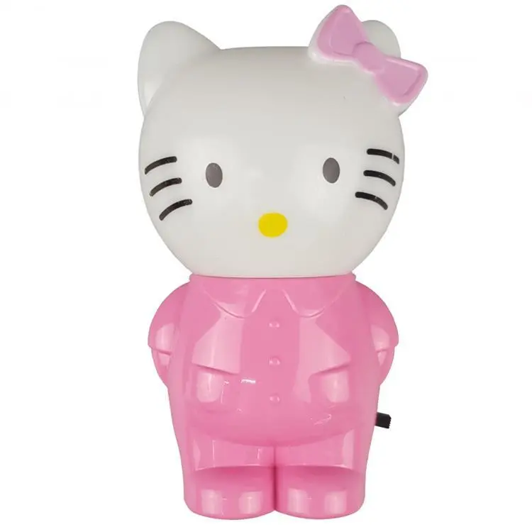 W119 kitty cat or rabbit switch plug in led night light For Baby Bedroom wall decoration child gift 1