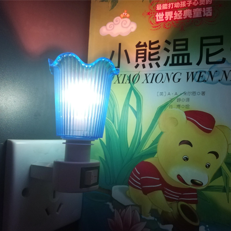flower cover shape mini switch nightlight CE ROSH approved HOT SALE promotional gift items 1
