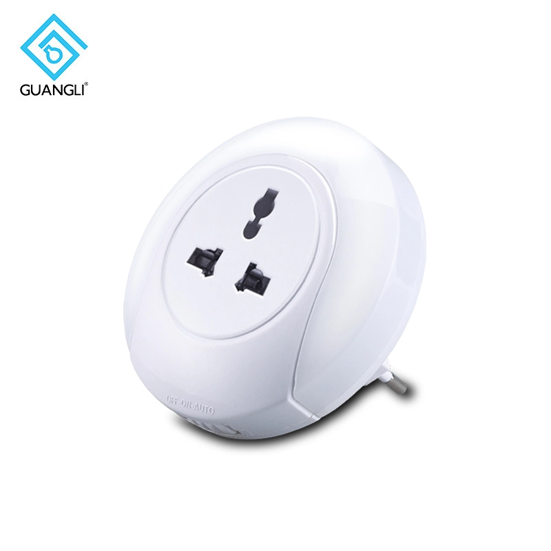 OEM A78C BEST SALE SENSOR PLUG IN NIGHT LIGHT 5V 2A WALL CHARGER LAMP LEDWITH BS SOCKET DUSK TO DAWN 1