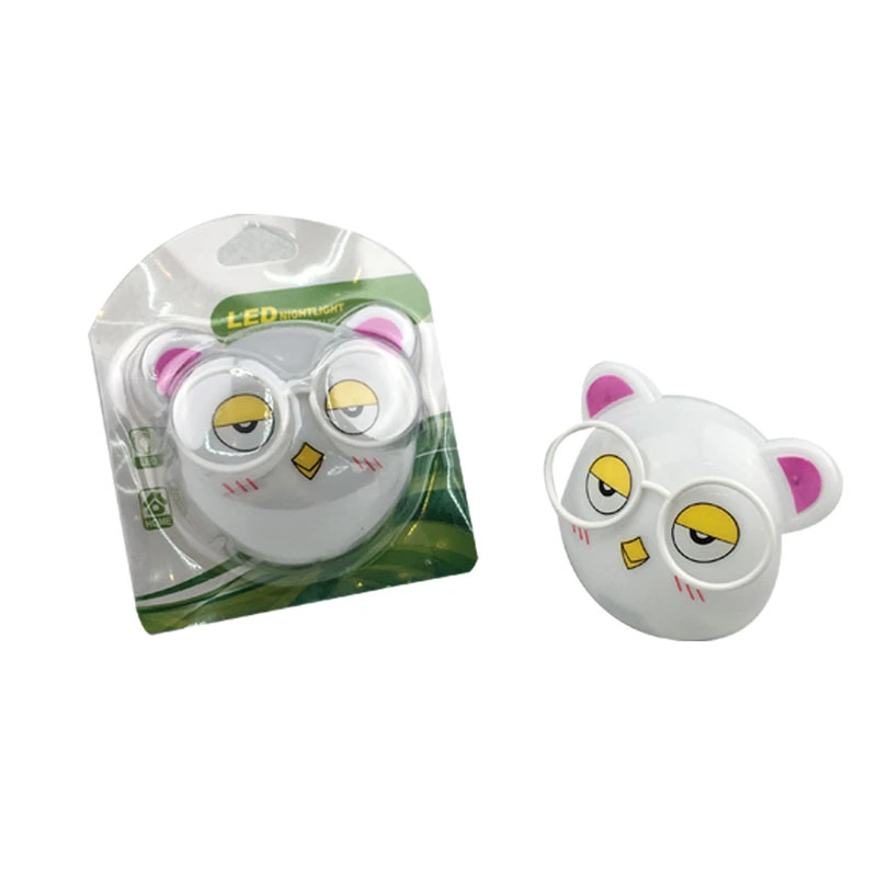 OEM KITTY Animal cat shape LED SMD mini switch plug in night light with 0.6W and 110V or 220V W025 1