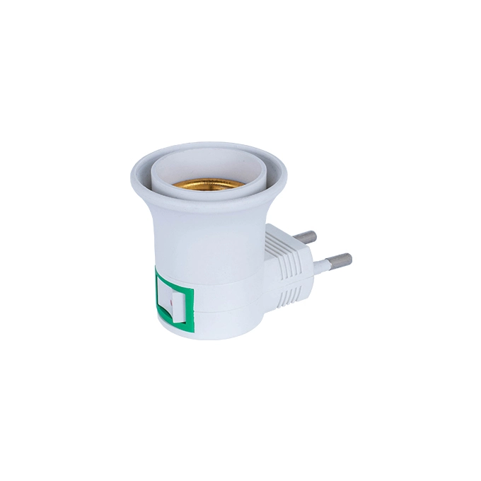 OEM A13-1 CE ROSH approved night light socket European plug in lamp holder for acrylic night light 220V 1
