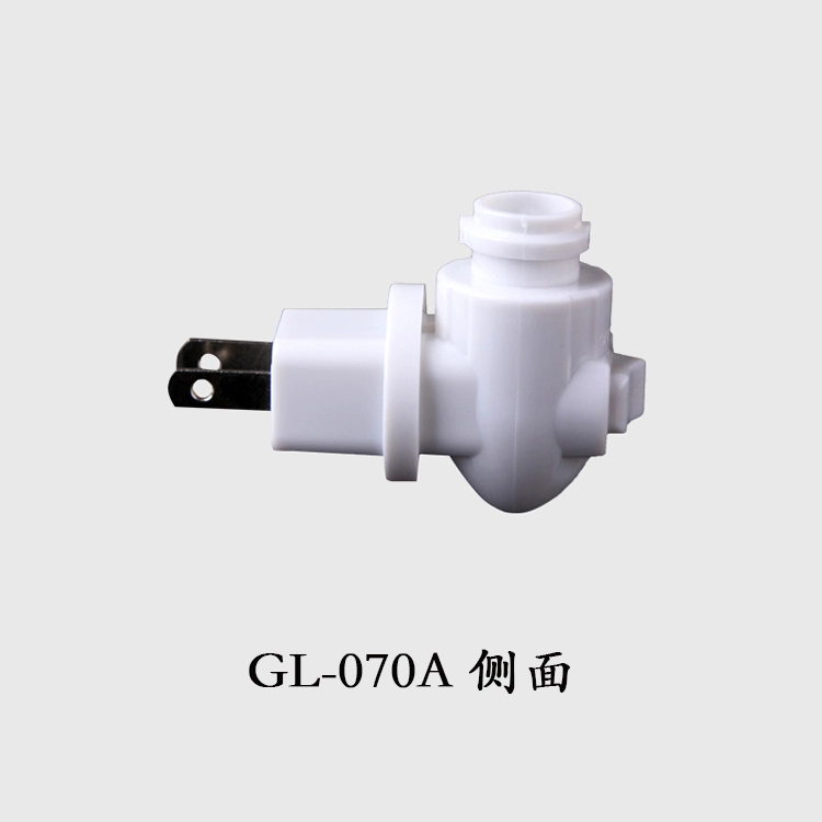 OEM 070 ETL approved USA socket for salt lamp night light rotating and plug in with 5W or 7W or 15W and 110V 120V 1