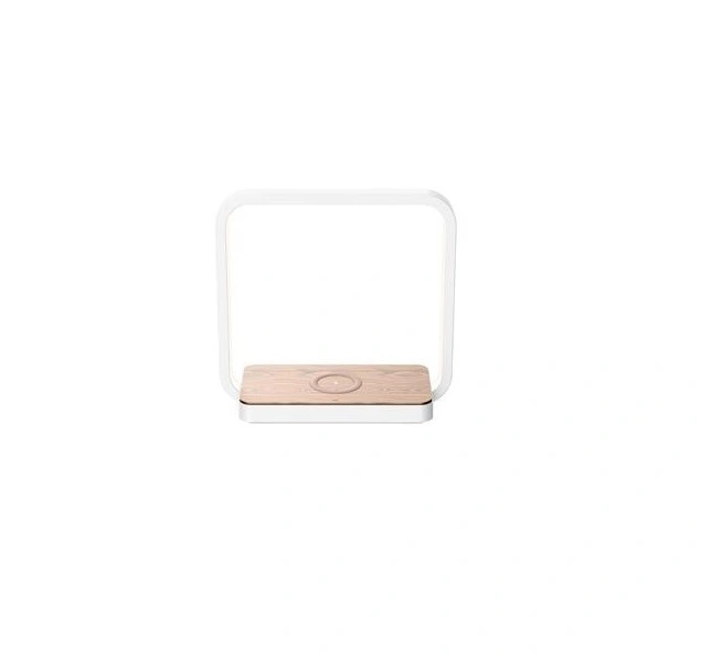 OEM Modern decoration design bed side bedroom LED reading base wireless phone charger USB rechargeable for table lamp 1