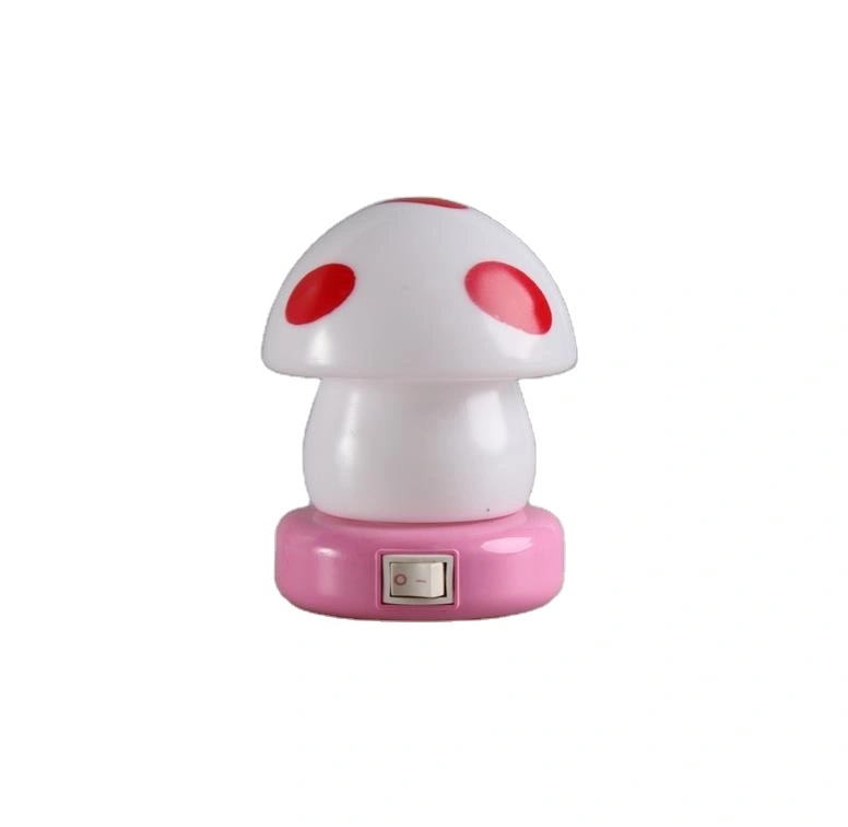OEM W079 mini switch plug in mushroom LED night light cute gift For Children Baby Bedroom 1