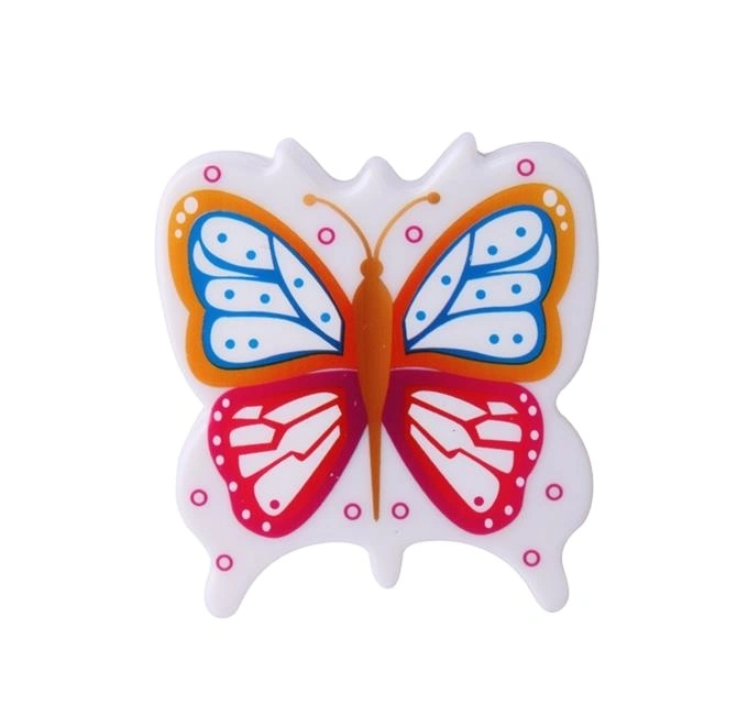OEM W058 butterfly shape 4 SMD mini switch plug in night light with 0.6W 3SMD AC 110V or 220V 1