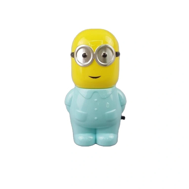 W121 Popular Minions switch plug in led night light For Baby Bedroom child gift wall decoration 1
