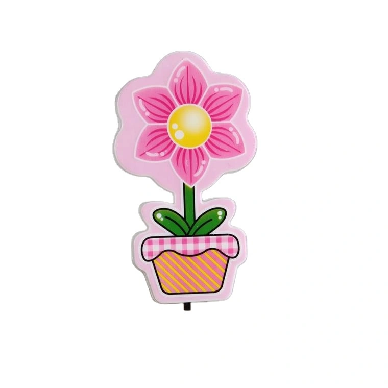 W075 mini switch plug in flower pot night light cute gift For Children Baby Bedroom with 0.6W AC 110V 220V 1
