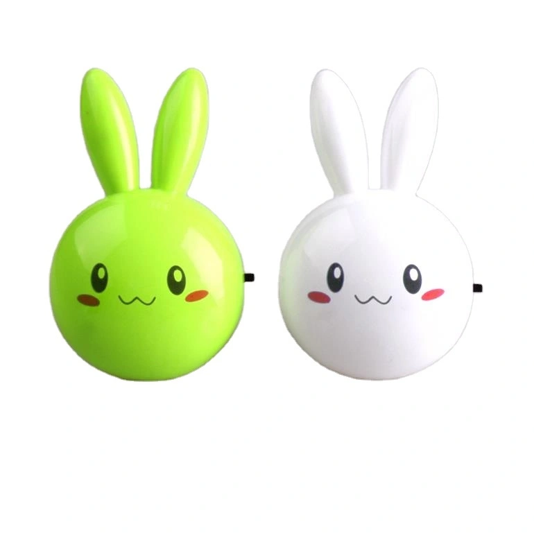 W062 OEM Lopunny long eared rabbit shape 4 SMD mini switch plug in night light 0.6W AC 110V 220V 1