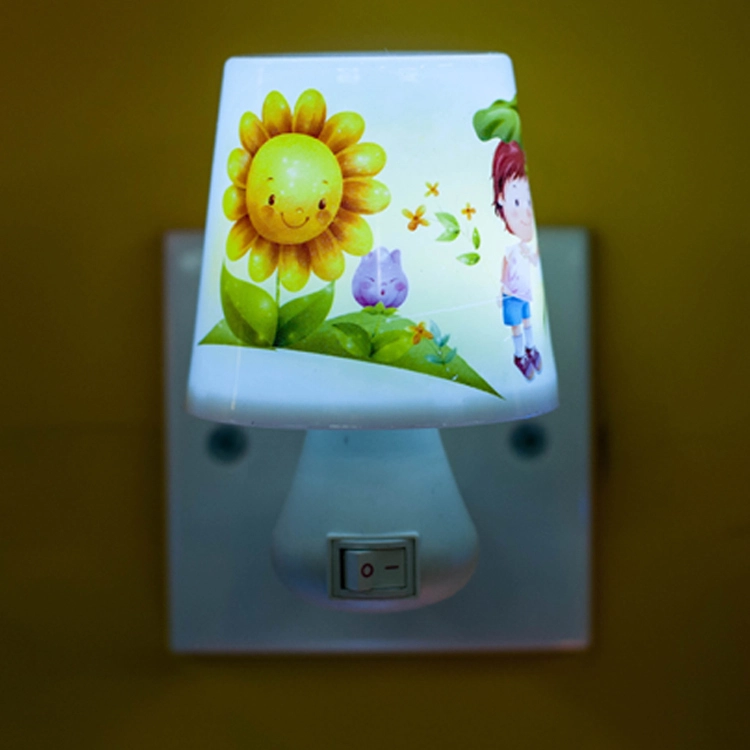 mini table lamp shape LED SMD switch plug in night light with 0.6W and 110V or 220V W017 1