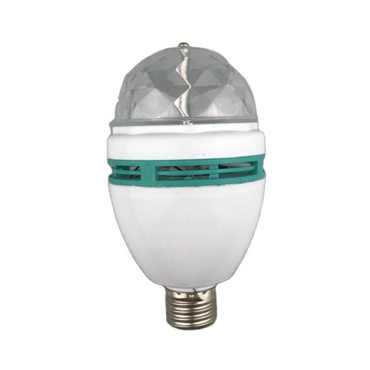 LedBall light Magical Music Smart Bulb2.8W B22 full color rotating lamp on stage 1