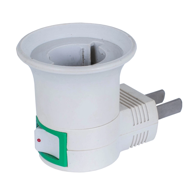 CE ROSH B22 caliber flat Plug Light Bulb Lamp electrical plug socket Base Holder Adapter Converter 1