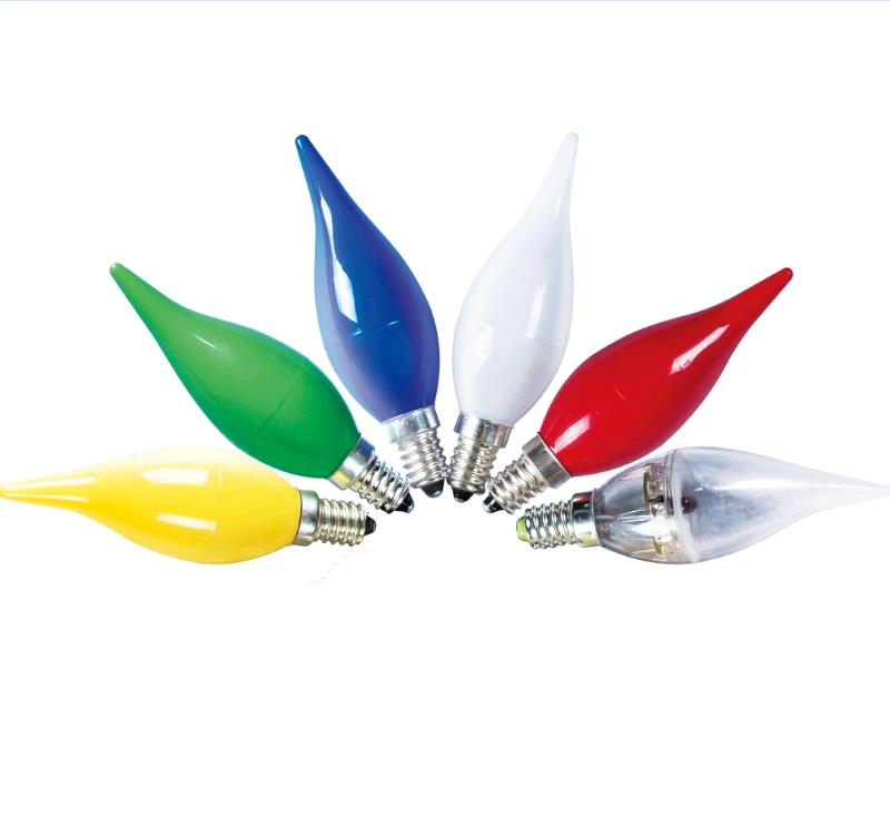 LW35 110V 240V 1w E12 E14 led light bulb for candle light and night light wall lamp 1