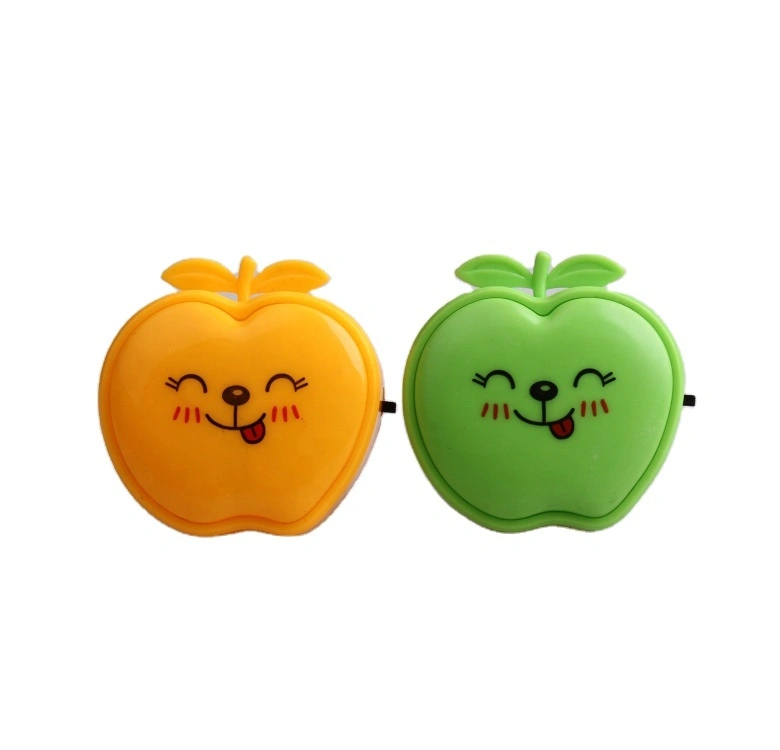 W077 switch plug in creative fruits apple led night light For Children Baby Bedroom 1