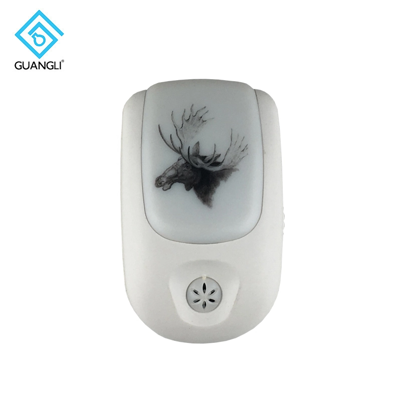 A72 OEM logo pattern dusk to dawn control1 watts 8 LED ABS material warm white light for room 1