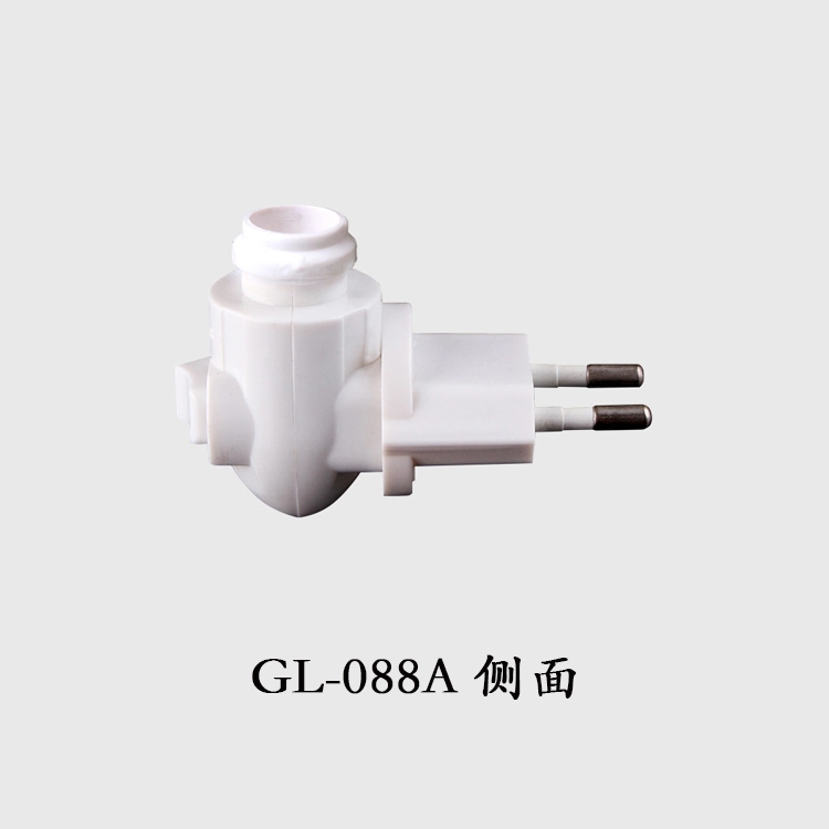 088A CE ROHS approved switch Pakistan Salt Wall lamp Night Light electrical plug in socket lamp holder European and 220V 1