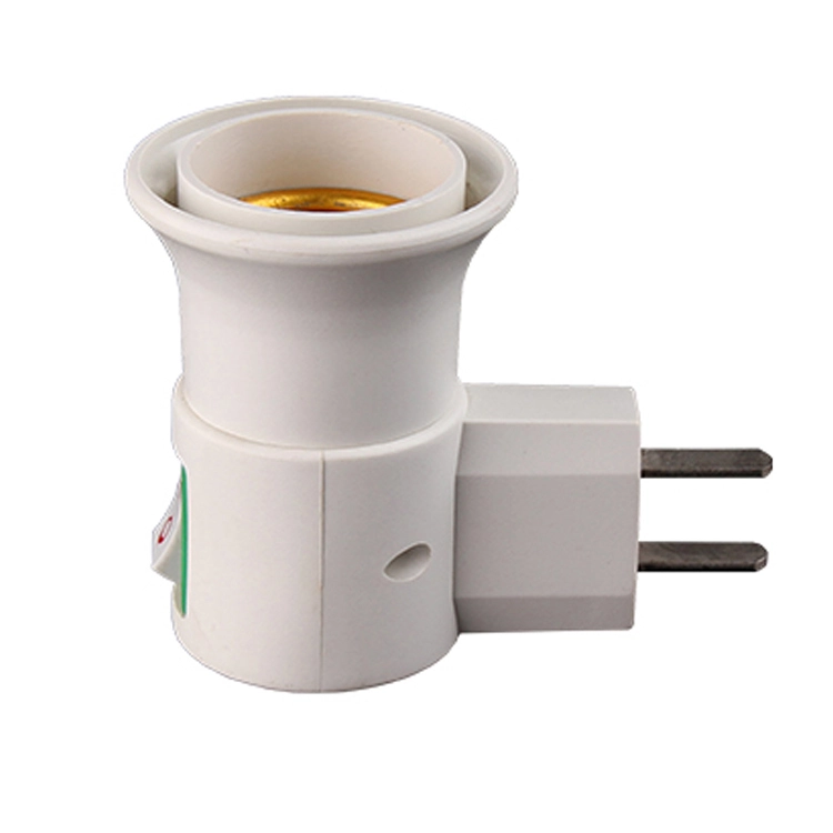 Italy CE ROHS B22 with vertical European Plug Light Bulb Lamp electrical plug socket Base Holder Adapter Converter 1
