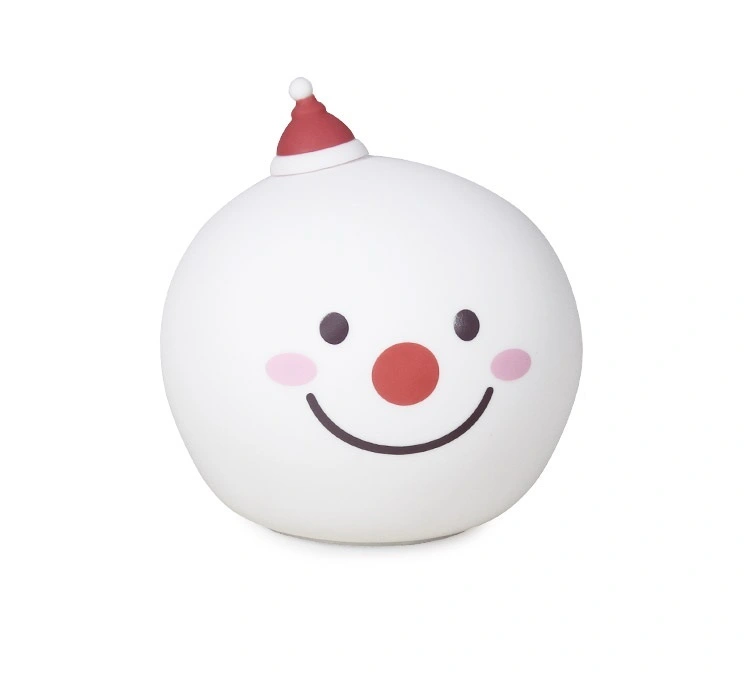 7 colors LED Creative Snowman Touch Sensor Tap Control Christmas night light For Children Baby Kids nursery 1