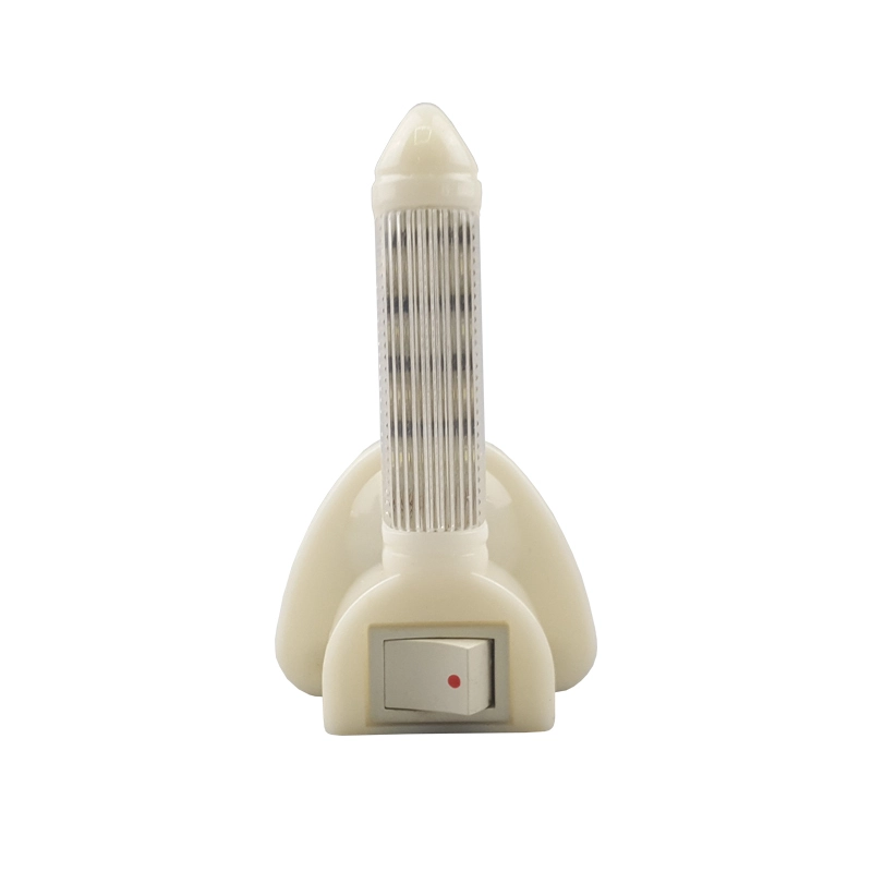 Popular A56-K OEM rocket shape bedroom mini LED plug in CB CE ROHS night light for baby bedroom Nursery 1