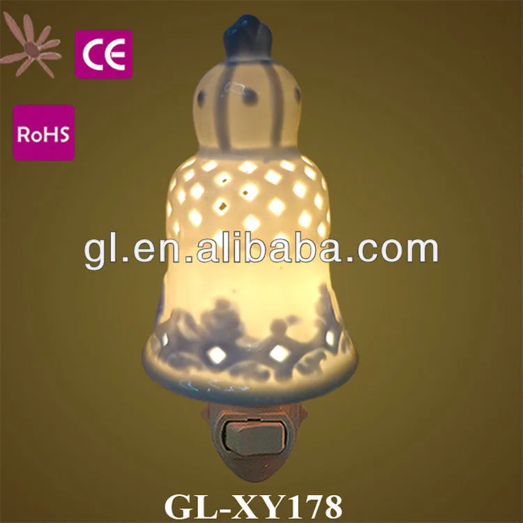 Best selling CE ROHS BS ETL aroma ceramic night light with 110V 220V and 5 W and 7w GL-XY219-2 1