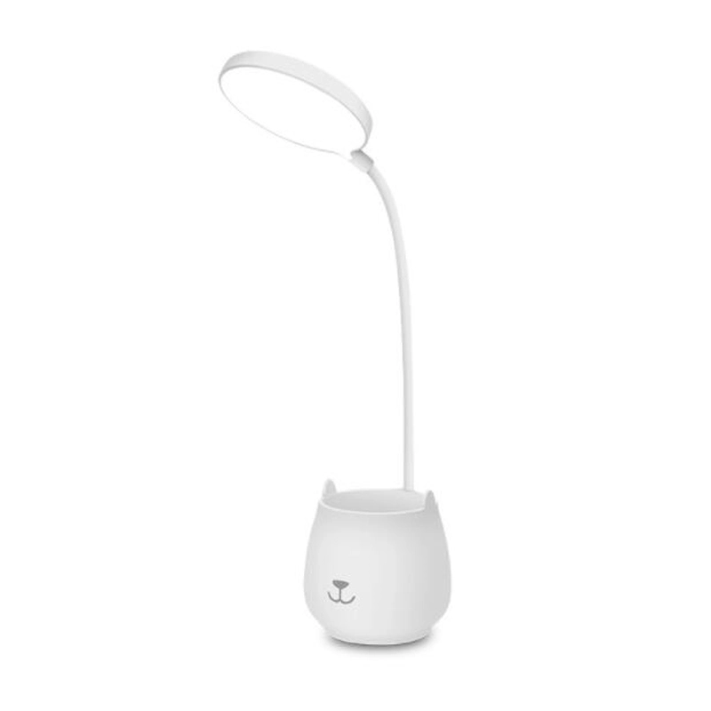 GL-173DC Creative flexible rechargeable USB dimmable LED night light table lamp with pen holder for office Bedroom reading study 1