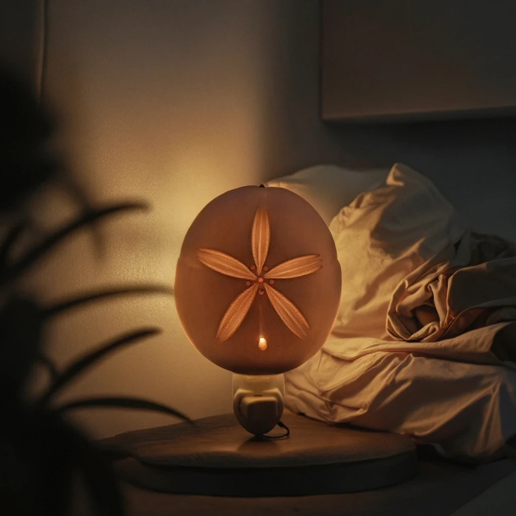 Creative Nordic Decorative  Night Light  GL-bk3 Resin Flowers Seashells Cute Shell Night Light  Home Decoration Bedroom Light 1