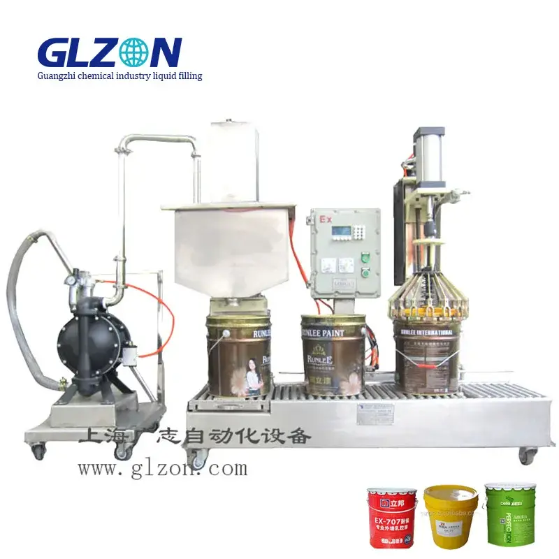 GLZON Paint Filling Equipment Providedfactory 4