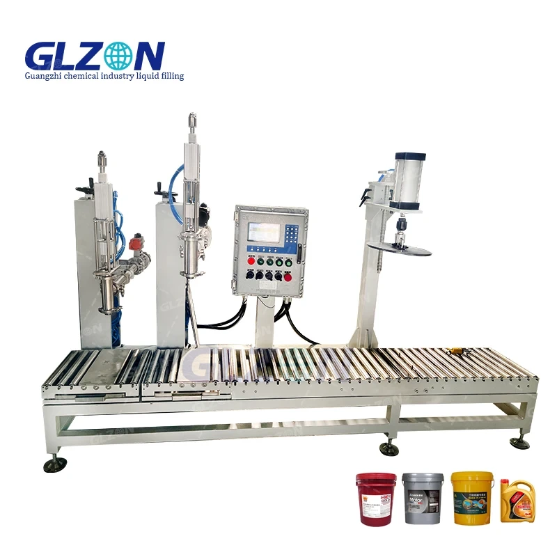 Organic Solvent Semi-automatic Liquid Drum Anti-corrosion Filling Machine 1