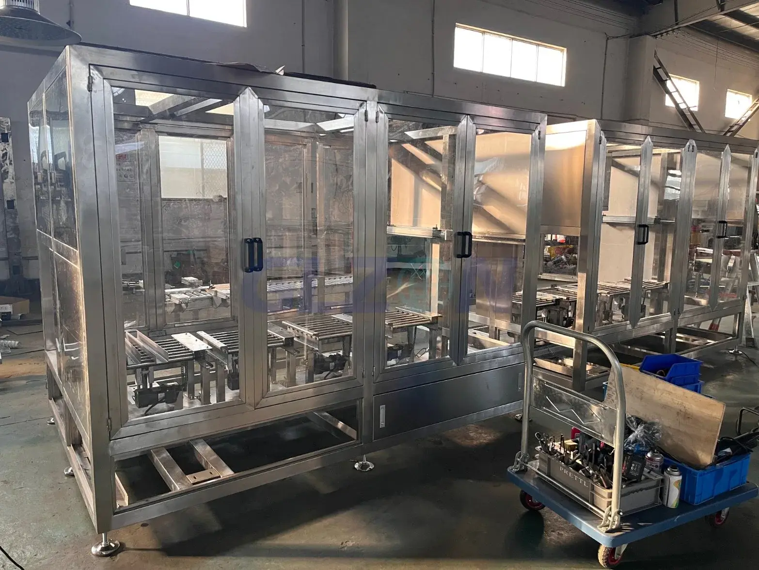 Can Depalletizer Machine Liquid Like Coating GLZON 7