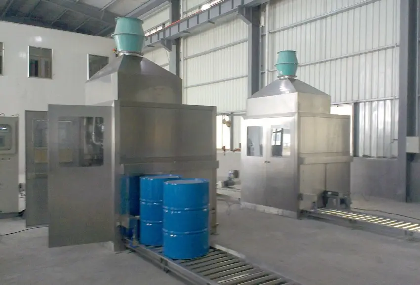 Customsmall Scale Bottle Filling Machine Liquid Like Coating 60-200kg 7