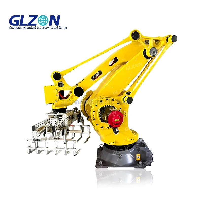 High Speed 15kg 20kg 25kg 30kg 50kg Automatic Palletizing System Cement Bag Robot Palletizer 1