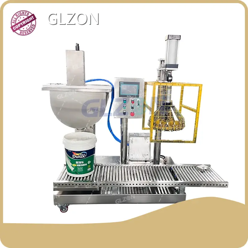 Hot Liquid Pouch Filling Machine Electric GLZON Brand 1