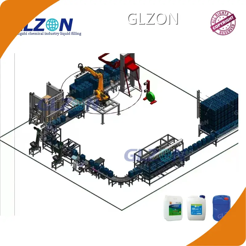Can Depalletizer Machine Liquid Like Coating GLZON 1