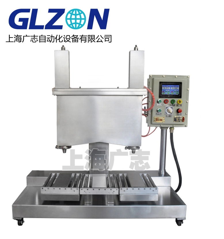 Double head touch liquid filling machine for 30L 1