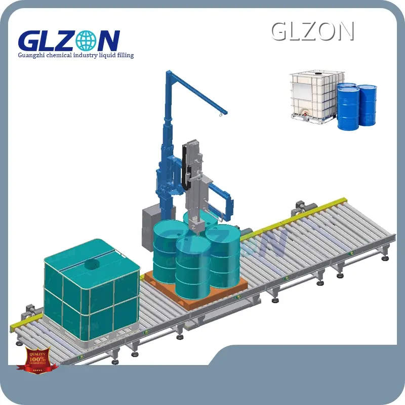 GLZON Industrial Filling System 1kw / Gzm-1000auto-4PTmanufacturer 1