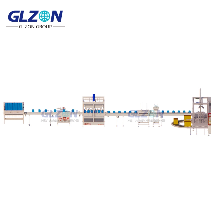 1-10L drum fully automatic filling production line 1