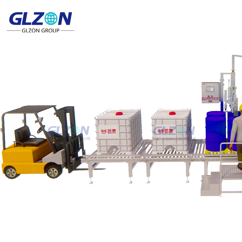 200L/IBC Ton Barrel Rocker Type Automatic Filling Machine - GLZON