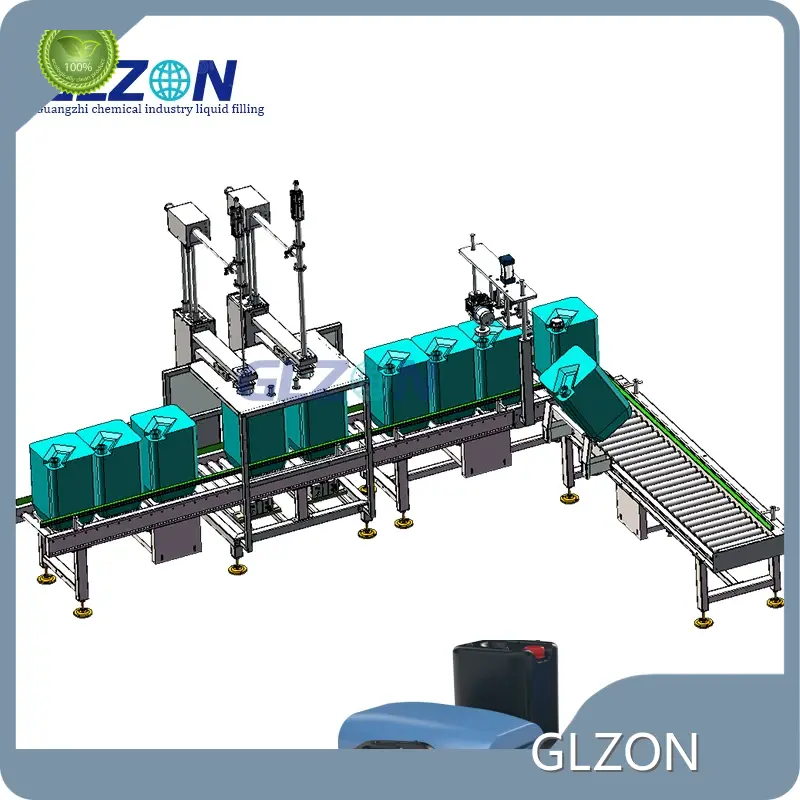Topautomatic Liquid Filling Machine High-accuracy 5-30kg 1