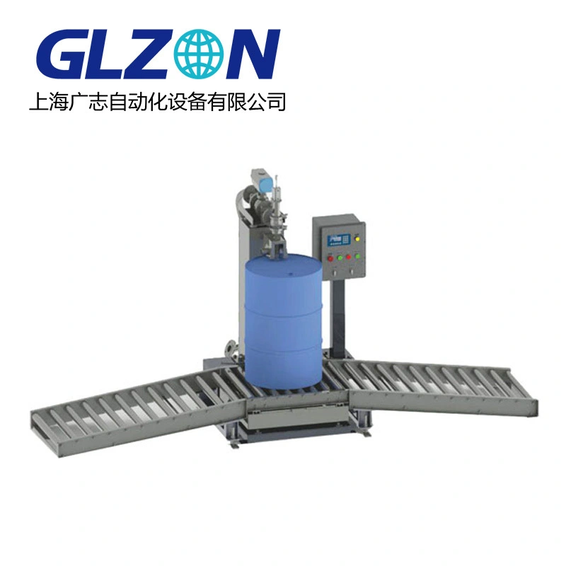 208L oil additive steel drum filling machine 1