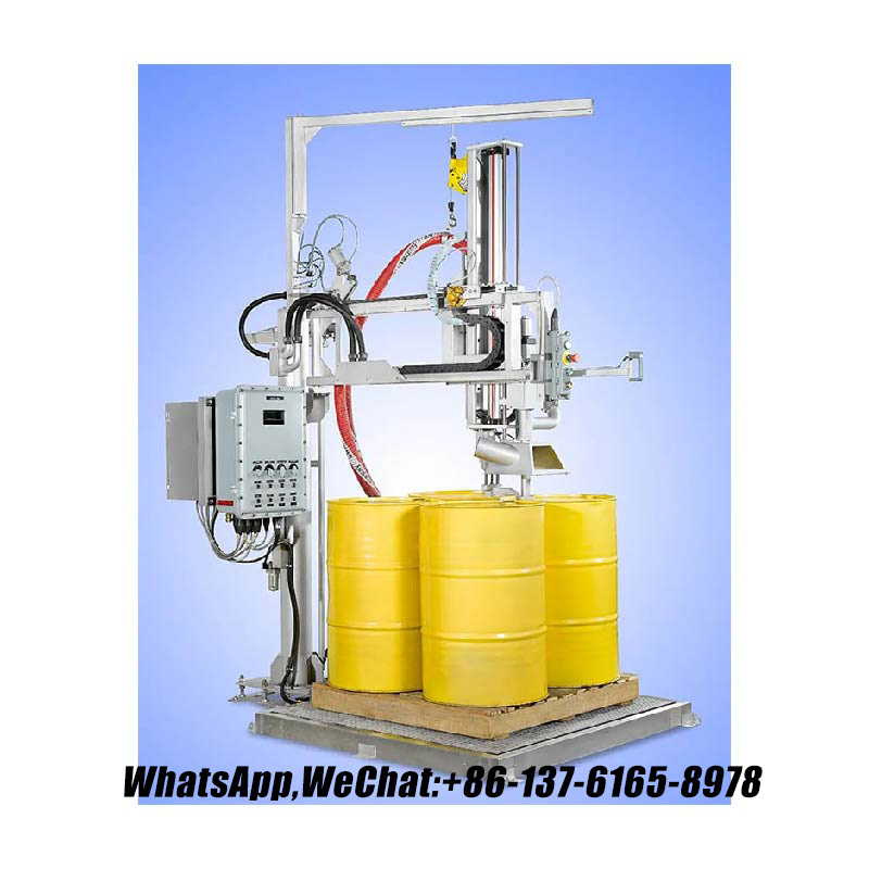 IBC Tote Filling Machine for Bulk Liquid Packaging IBC桶式灌装机价格,自动桶式灌装机,半自动桶式灌装机