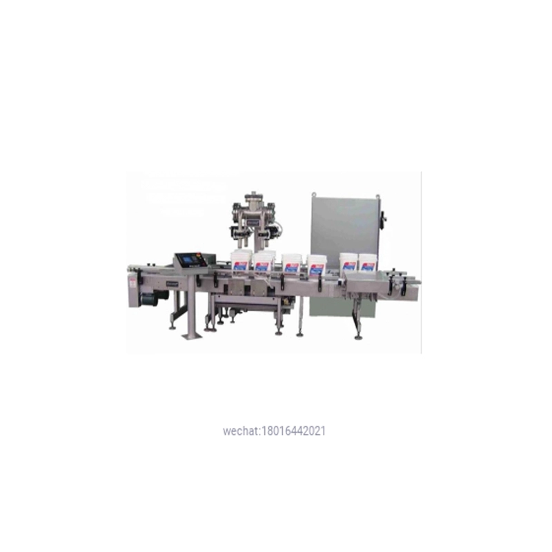 4-Head A-B Automatic Net Weight Filling Machine for High Viscosity Filling Into Open Top Pails & Bag-In-A-Box Applications 1