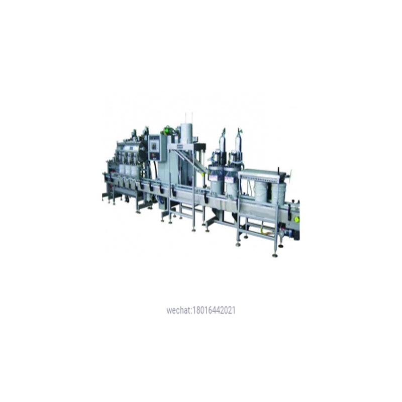 3 – Head Automatic Net Weight Filling & Crimp Closing Machine for Gallon to Pail Containers with POP Fill Cart 1