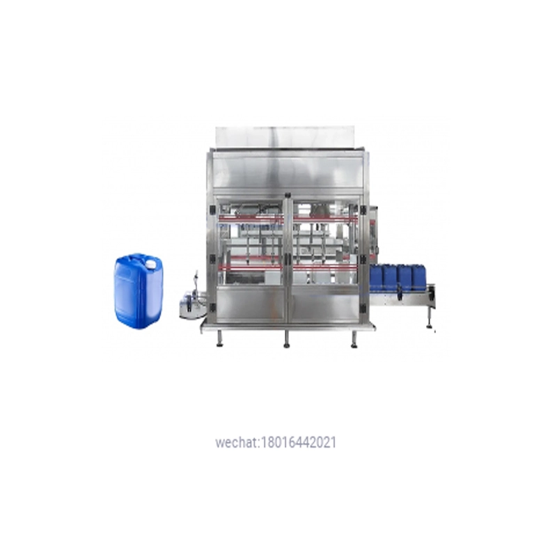 Disinfectant Weighing Filling Machine ( Lube Oil, Detergent, 300 Bottles/H ) 1